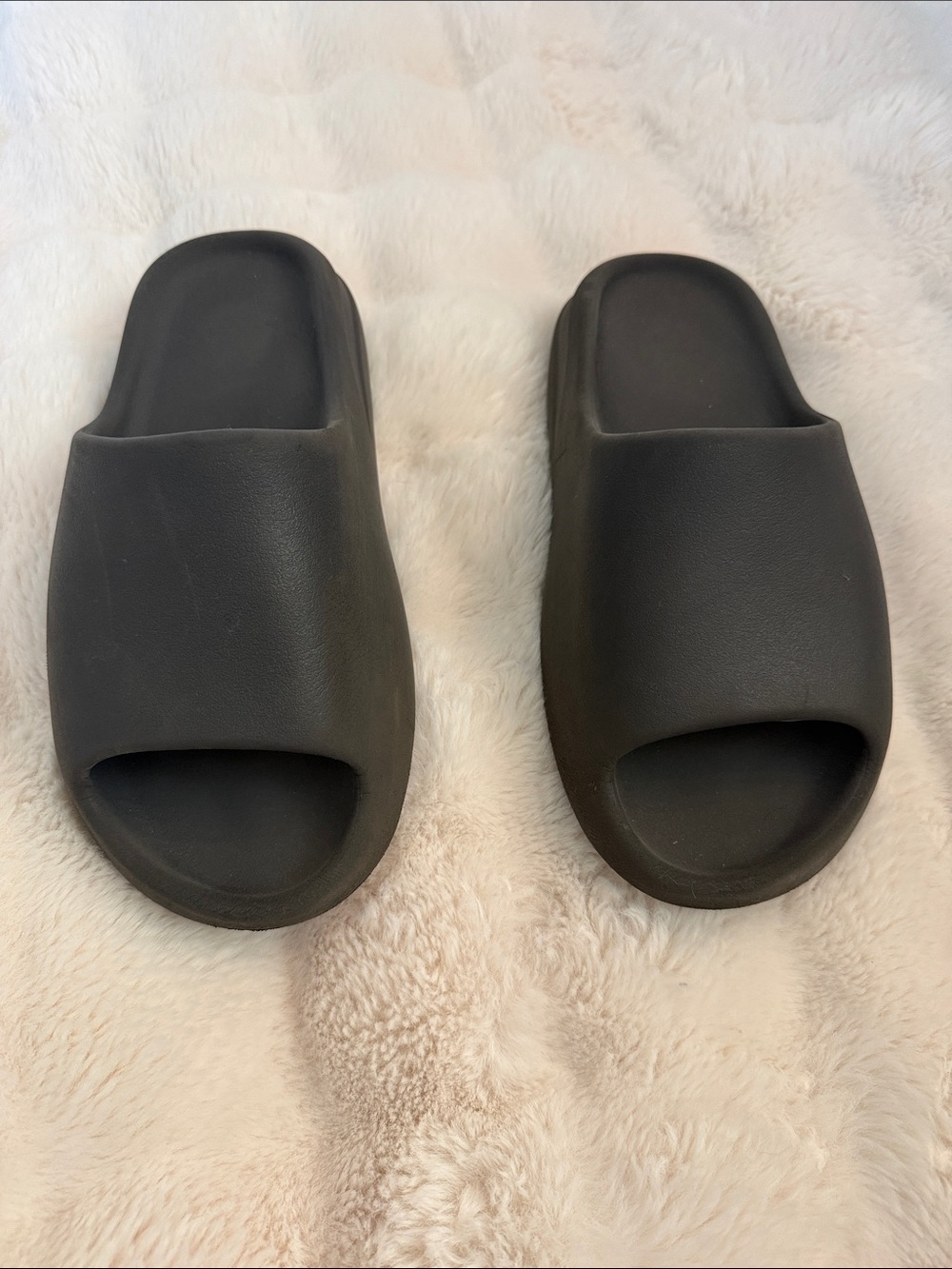 Men's Black Yeezy Slides